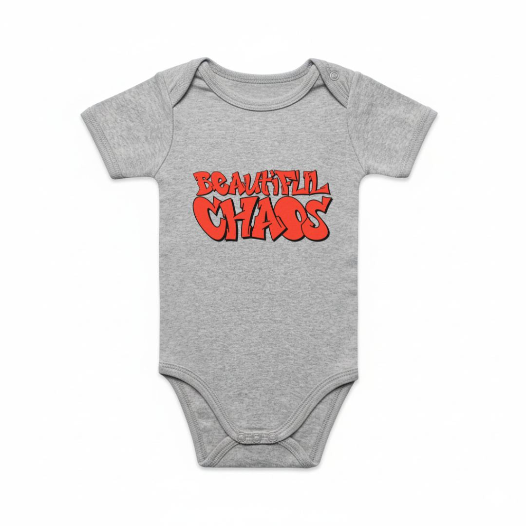 Organic Infant Street Canvas Graffiti Onesie