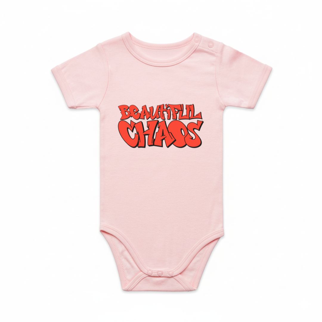 Organic Infant Street Canvas Graffiti Onesie