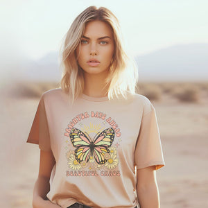 Brighter Days Ahead Retro Butterfly Tee