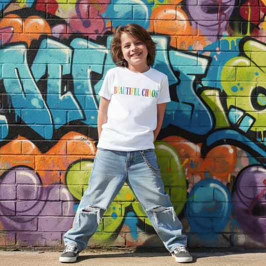 Beautiful Chaos Kids & Tween Rainbow Tee
