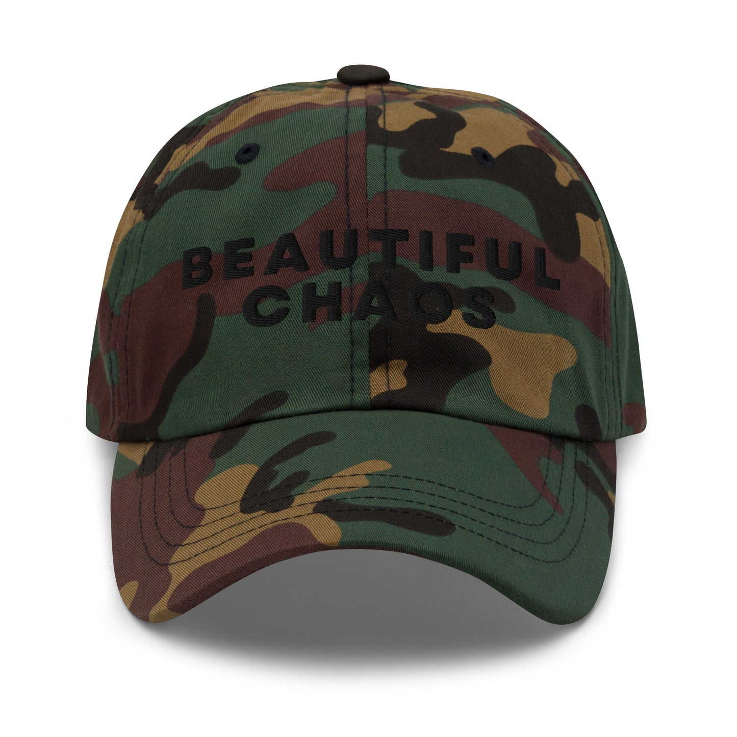 Beautiful Chaos Embroidered Logo Cap Camo