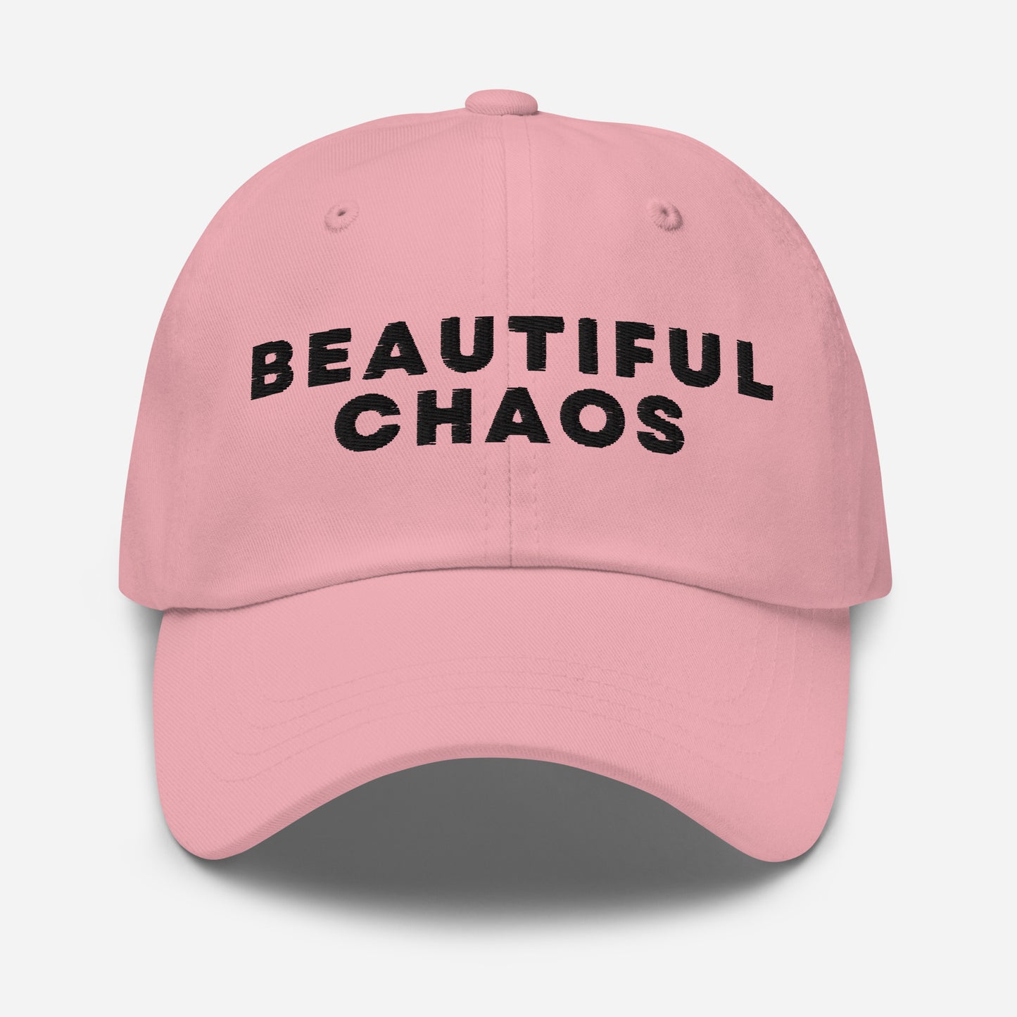 Beautiful Chaos Embroidered Logo Cap Pink