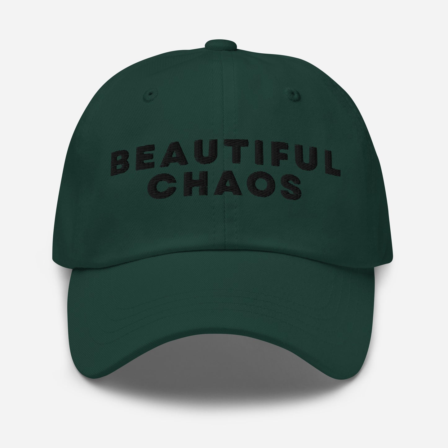 Beautiful Chaos Embroidered Logo Cap Spruce Green