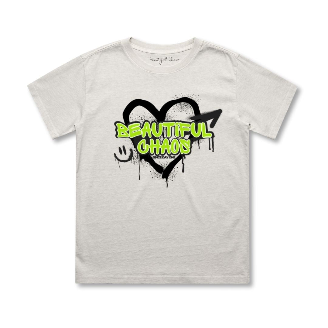 Beautiful Chaos Youth Heavy Faded Graffiti Tee