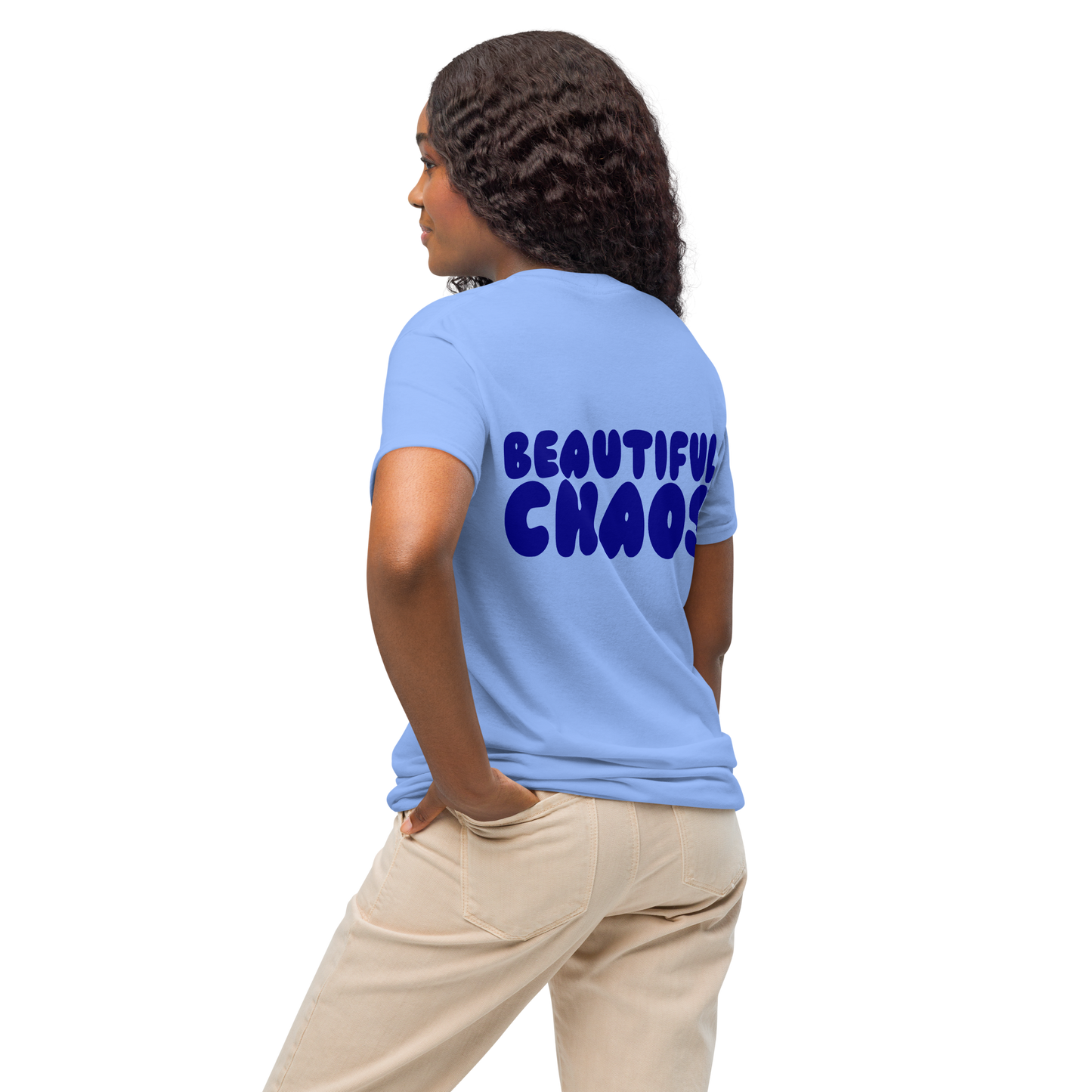 Beautiful Chaos The Most Tee - Powder Blue // Navy