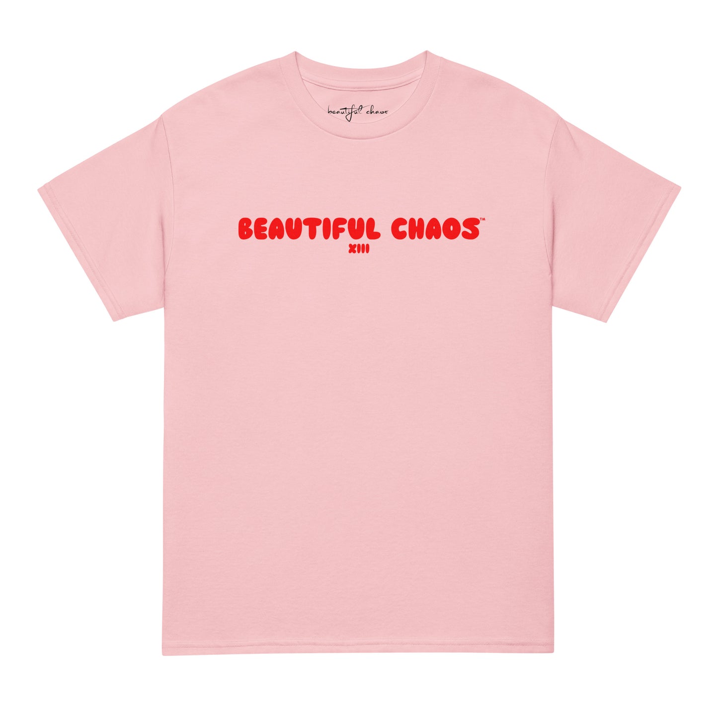 Beautiful_Chaos_The_Most_Tee_XIII_Pink_Red_front