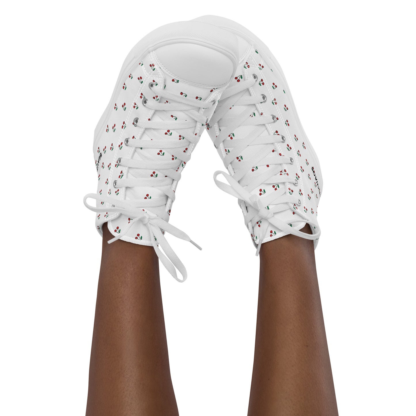 Beautiful Chaos Verry Cherry Women’s High Tops model
