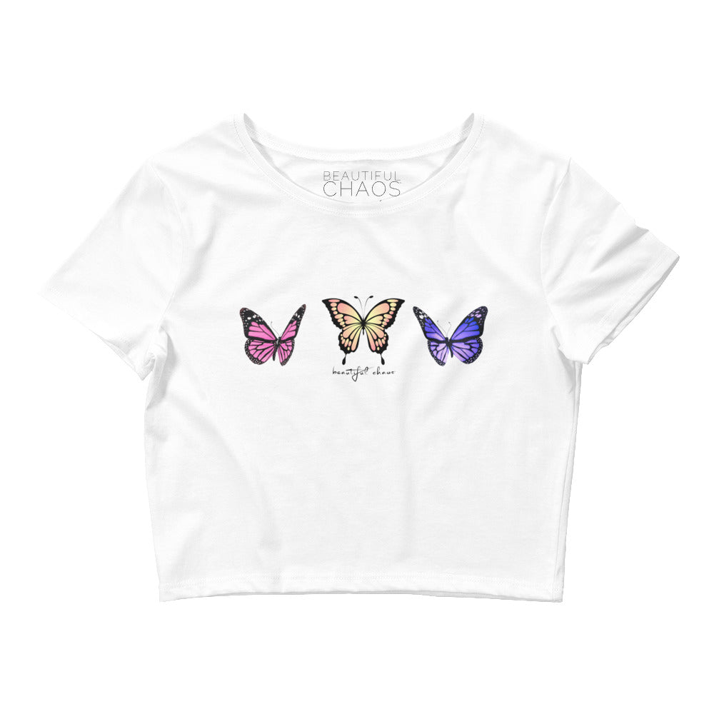 Butterfly Soul Crop Tee