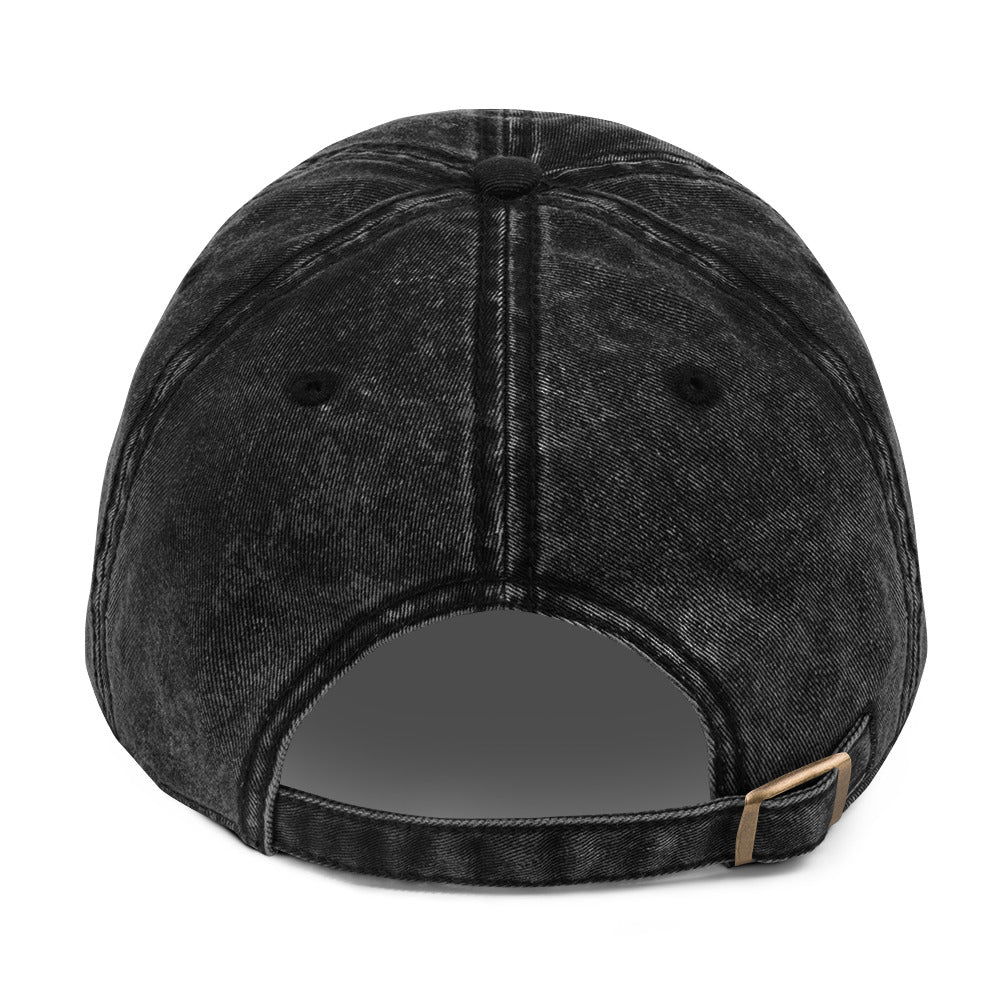 Coffee is My Love Language Cotton Cap Black back