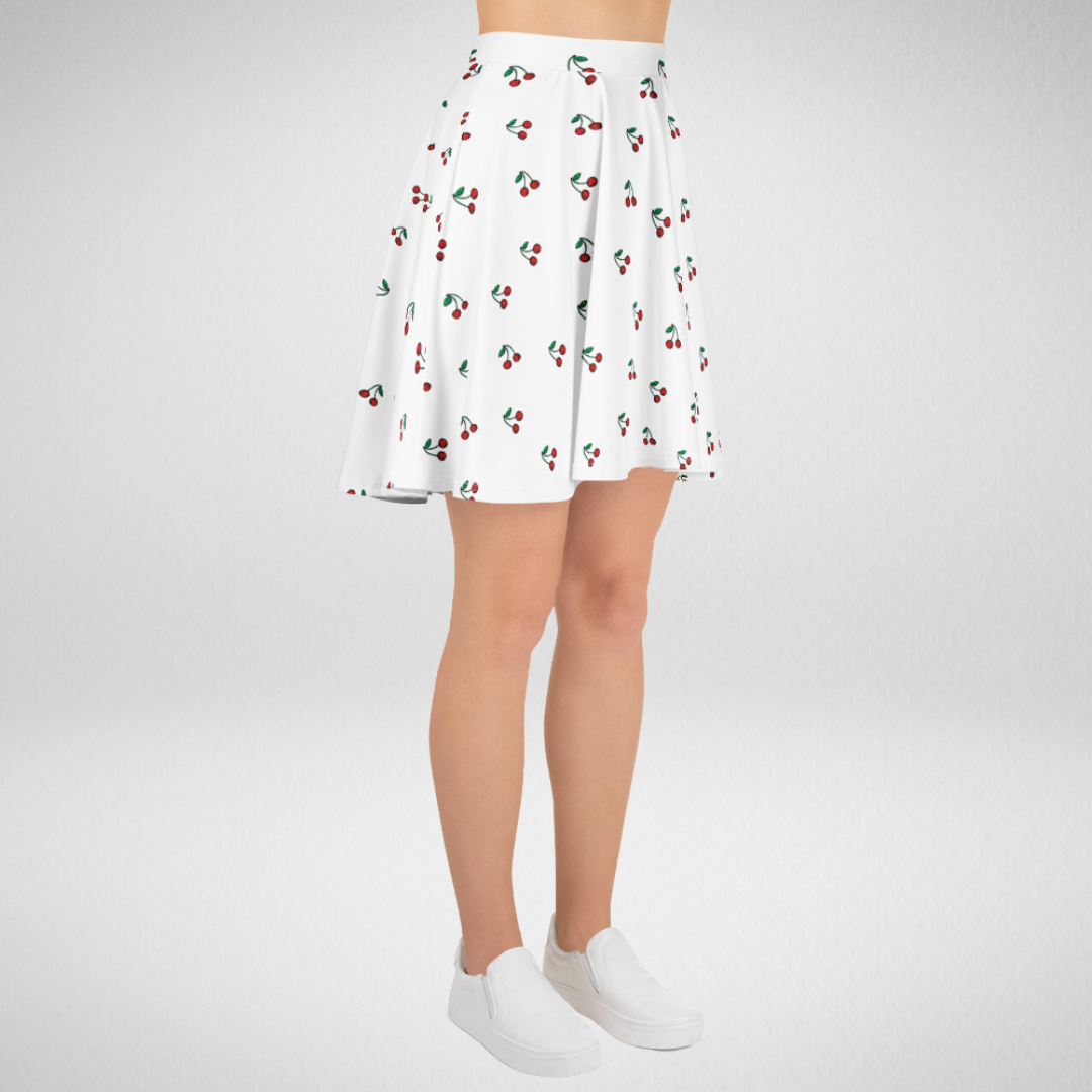 Verry Cherry Skater Skirt