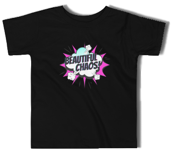 Beautiful Chaos Fuchsia POW! Toddler Short Sleeve Tee - Assorted - Beautiful Chaos™
