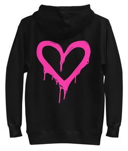 The Beautiful Chaos Icon Hoodie - Black + Neon Pink