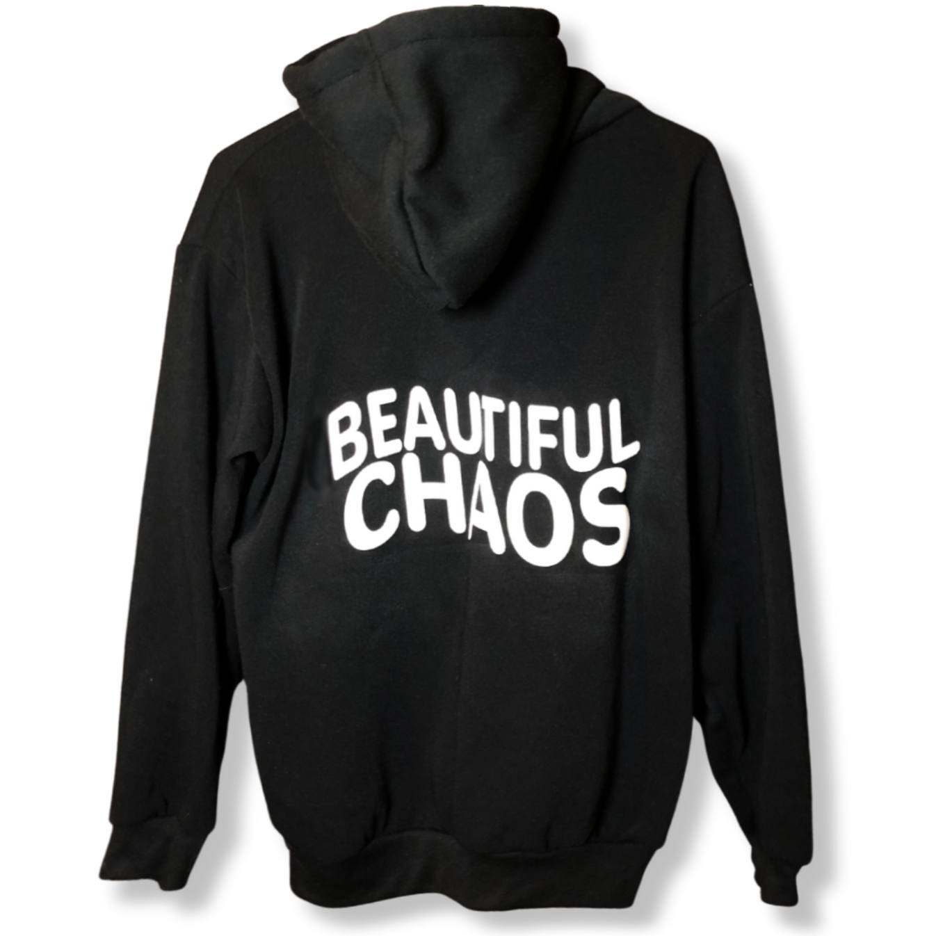 The Beautiful Chaos Impact Eco-Hoodie - Black x White