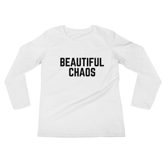 Beautiful Chaos Ladies’ Long Sleeve T-Shirt - Beautiful Chaos™