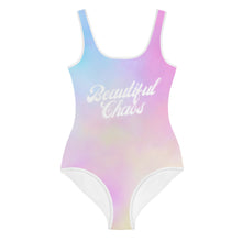 Load image into Gallery viewer, The Beautiful Chaos® Cotton Candy Skies Youth Swimsuit - Beautiful Chaos™