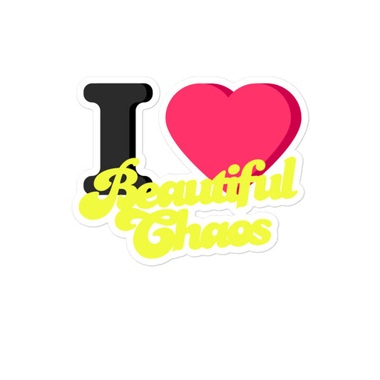 I <3 Beautiful Chaos Sticker - Beautiful Chaos™