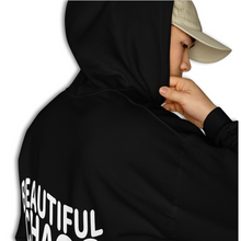 Load image into Gallery viewer, The Beautiful Chaos Impact Eco - Hoodie - Black x White