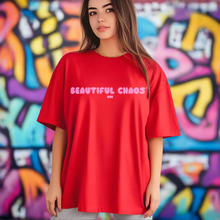Load image into Gallery viewer, BEAUTIFUL_CHAOS_The_Most_Tee_Red_Front