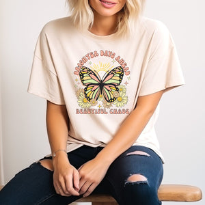 Brighter Days Ahead Retro Butterfly Tee