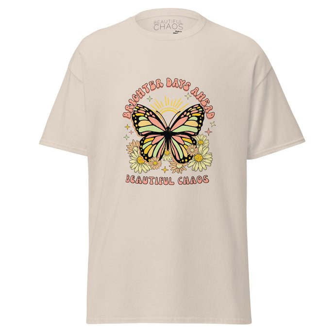 Brighter Days Ahead Retro Butterfly Tee