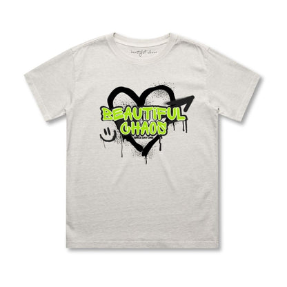 Beautiful Chaos Youth Heavy Faded Graffiti Tee