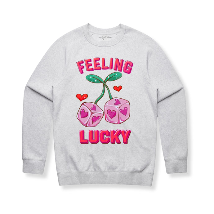 Feeling Lucky Cherry Dice Sweater