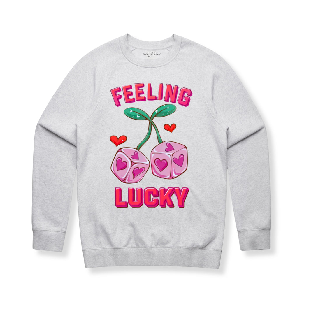 Feeling Lucky Cherry Dice Sweater