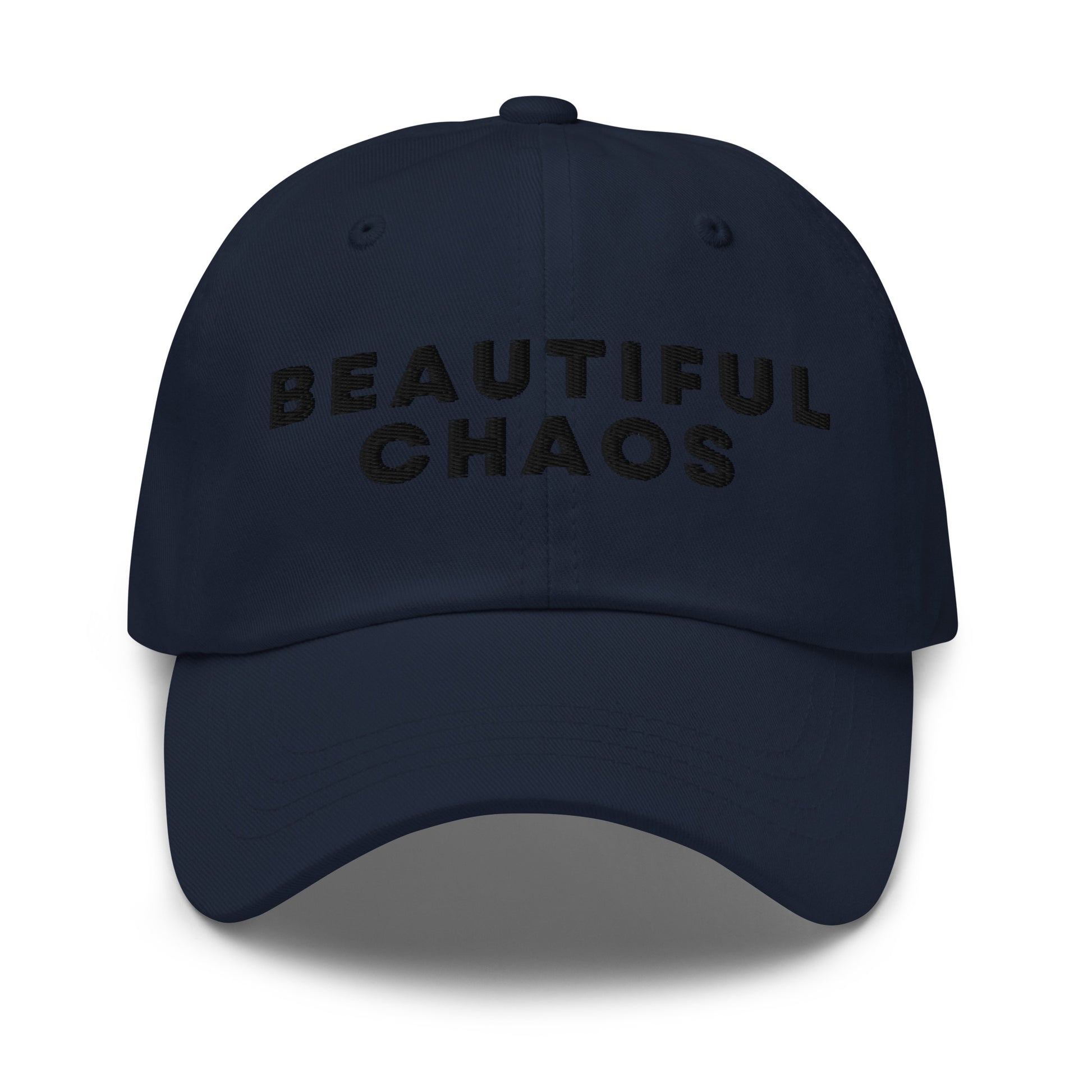 Beautiful Chaos Embroidered Logo Cap Nacy
