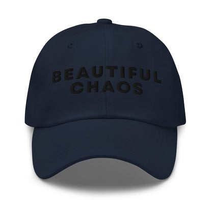 Beautiful Chaos Embroidered Logo Cap Nacy