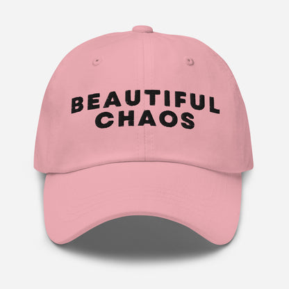 Beautiful Chaos Embroidered Logo Cap Pink