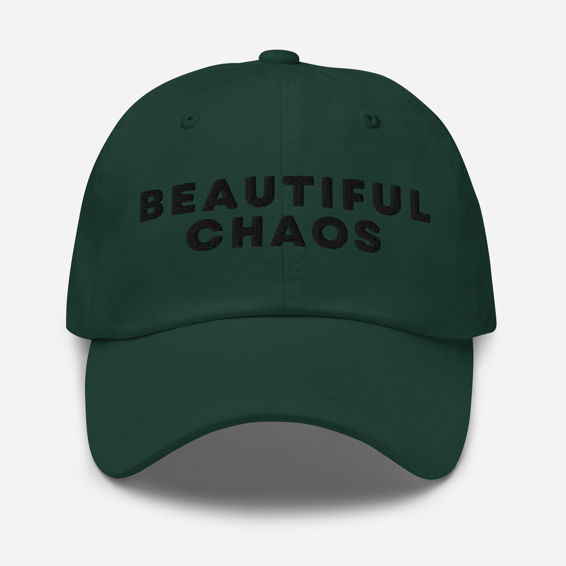 Beautiful Chaos Embroidered Logo Cap Spruce Green