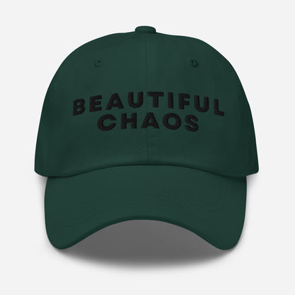 Beautiful Chaos Embroidered Logo Cap Spruce Green