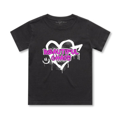 Beautiful Chaos Baby & Toddler Graffiti Heavy Faded Tee