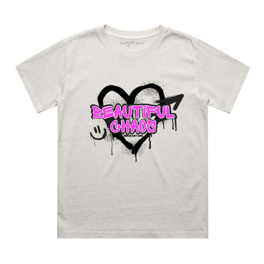 Beautiful Chaos Youth Heavy Faded Graffiti Tee