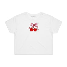 Load image into Gallery viewer, I Love You Cherry Much Crop Tee