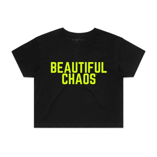 Beautiful Chaos Iconic Crop Tee