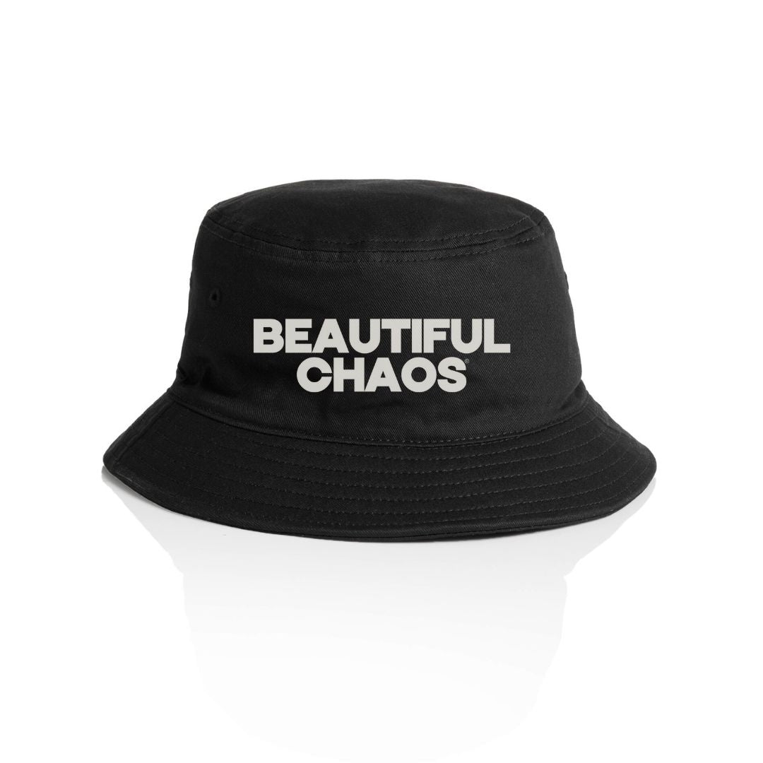 Beautiful Chaos Logo Bucket Hat Black