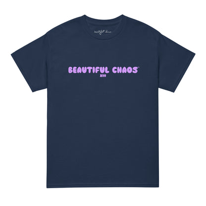 Beautiful Chaos The Most Tee XIII - Navy / Sunset Lilac front