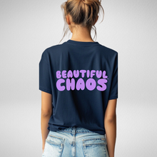 Load image into Gallery viewer, Beautiful Chaos The Most Tee Navy 2