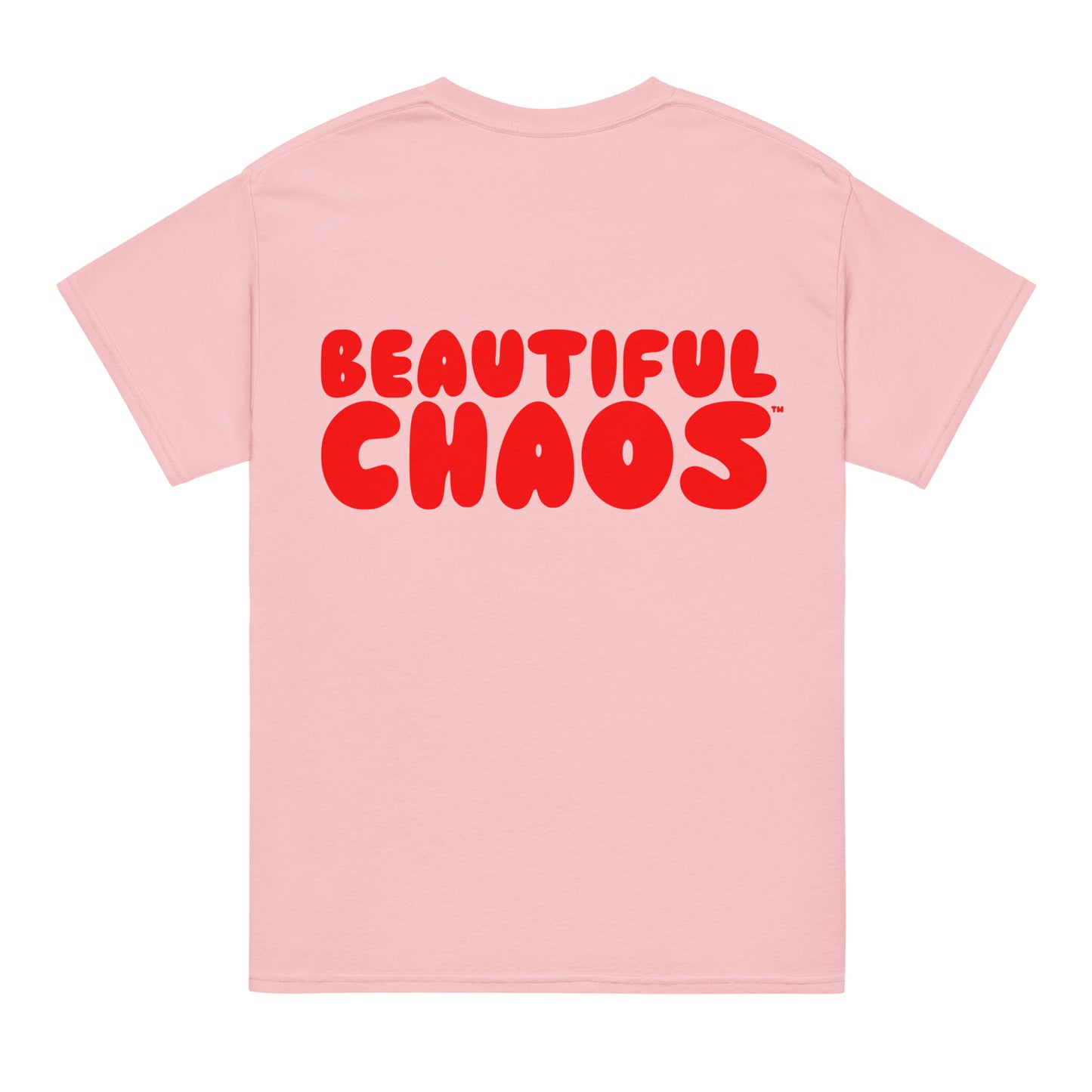 Beautiful_Chaos_The_Most_Tee_Pink_Red_back