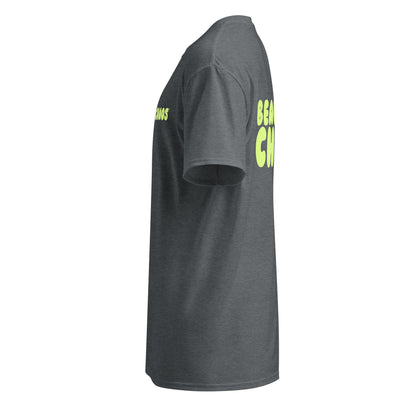 Beautiful Chaos The Most Tee XIII - Charcoal / Neon Lime side 1