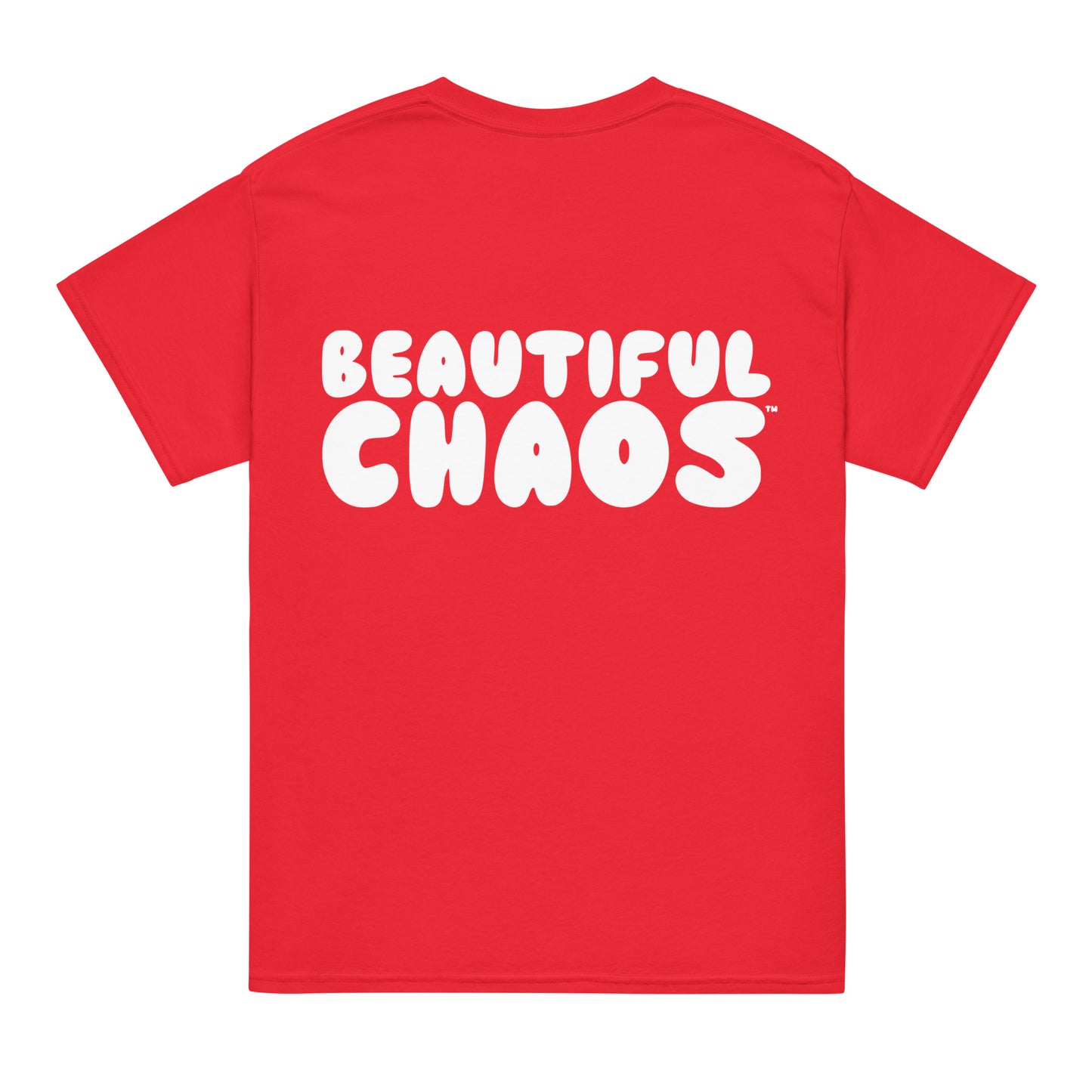 Beautiful Chaos The Most Tee XIII - Red / White back