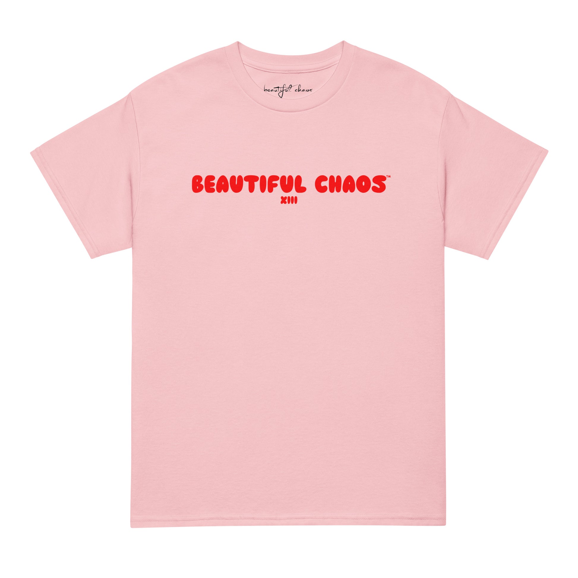 Beautiful_Chaos_The_Most_Tee_XIII_Pink_Red_front