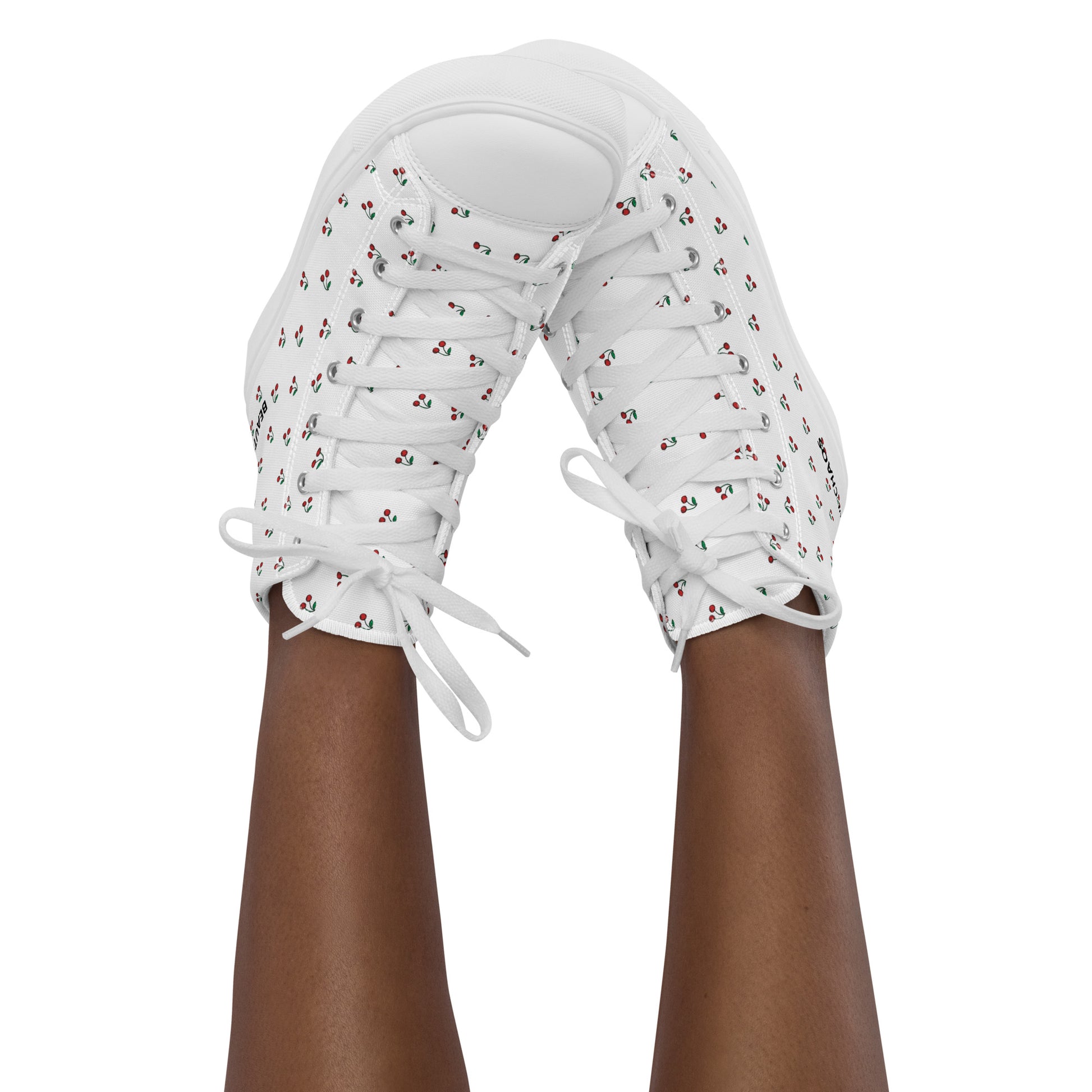 Beautiful Chaos Verry Cherry Women’s High Tops model