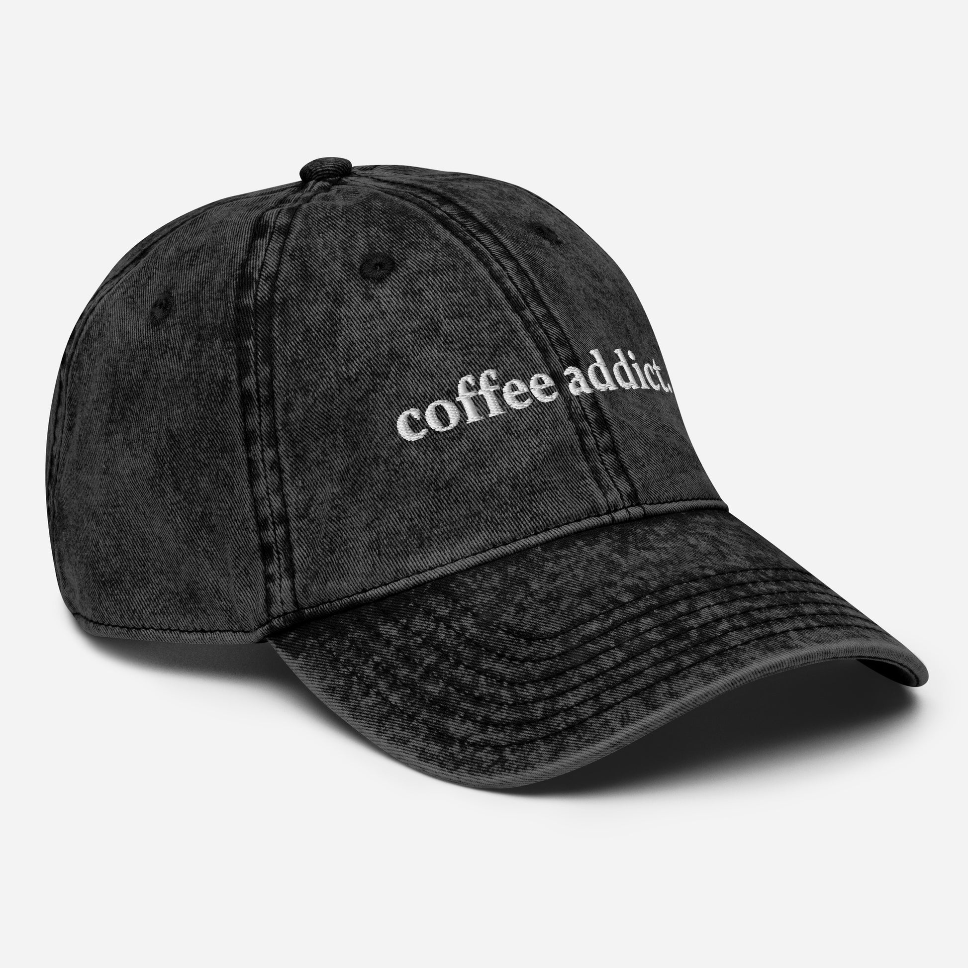 Coffee Addict Cotton Twill Cap