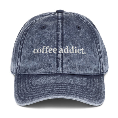 Coffee Addict Cotton Twill Cap