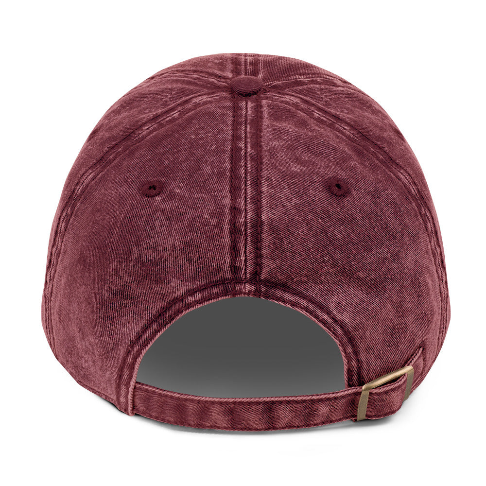 Coffee is My Love Language - Vintage Cotton Cap Maroon back