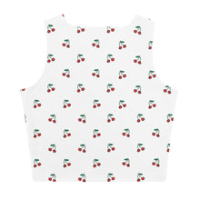 Load image into Gallery viewer, Verry Cherry Crop Tank Top Back