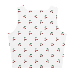 Verry Cherry Crop Tank Top Back