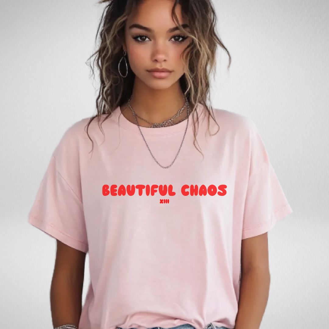 Beautiful Chaos The Most Tee - Pink // Red